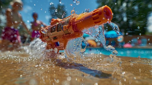 Plongez dans l'action avec un pistolet à eau électrique de pointe